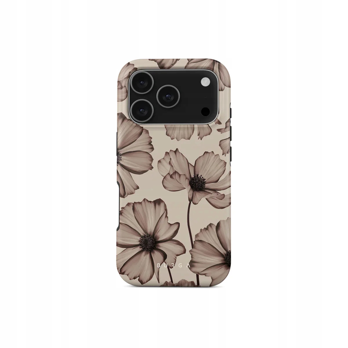 Kryt pro iPhone 17 Pro Burga Barely Yours Tough MagSafe Case květinový