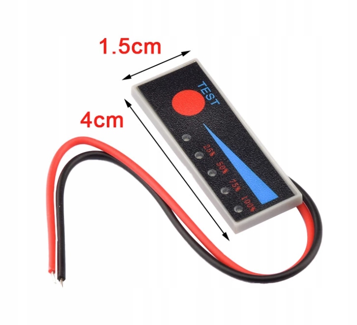 Wskaźnik naładowania Li-Ion 3S 12,6V Tester 0073 Rodzaj miernik