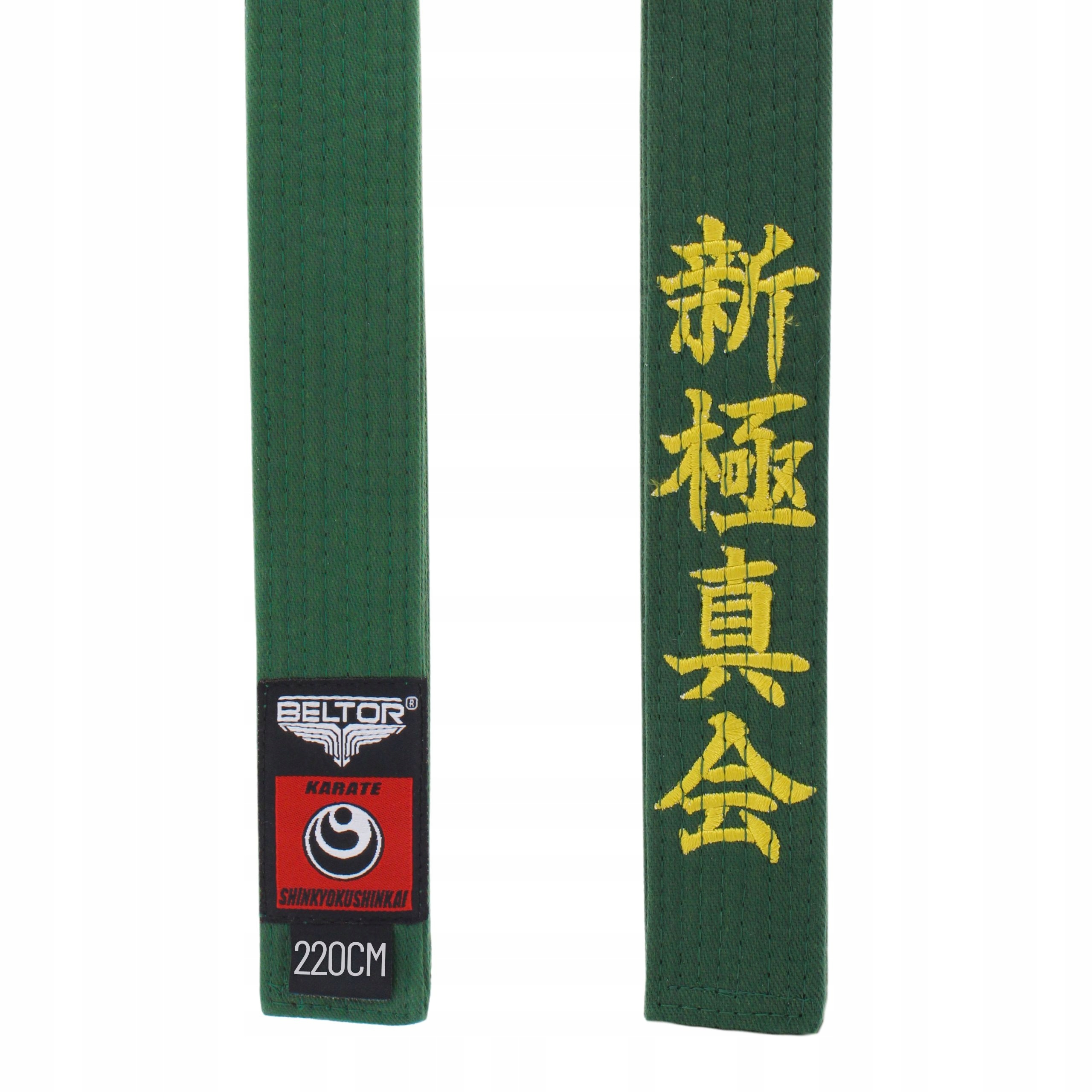 Beltor Zielony Pas Karate Shinkyokushinkai Z Haftem Do Karategi 220 cm