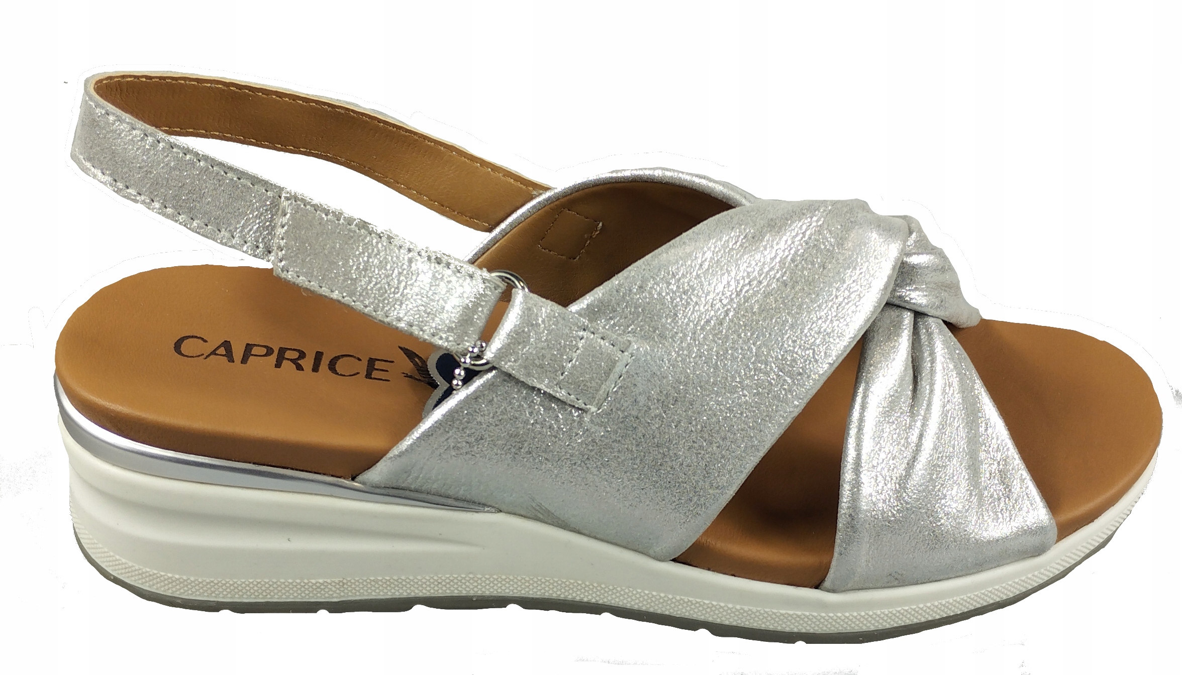 Caprice Sandály 9-28300-20 Stone Metallic r36