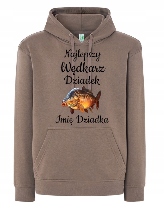 Mikina Nejlepší Rybář Dědeček Jméno dědečka vel. 3XL