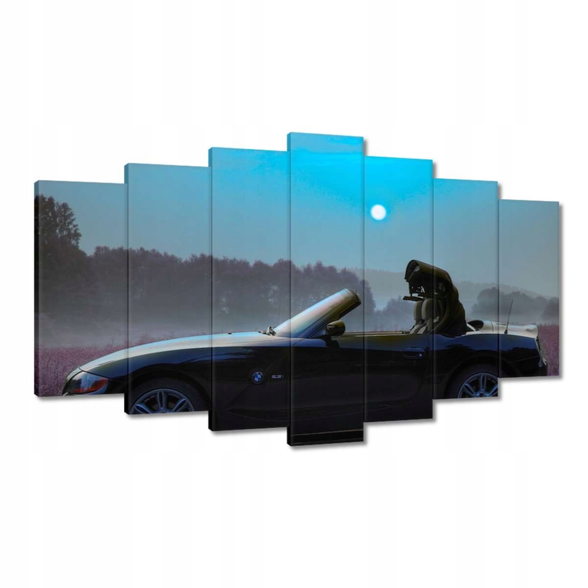 Obrazy 140x80 Bmw ve večerních hodinách