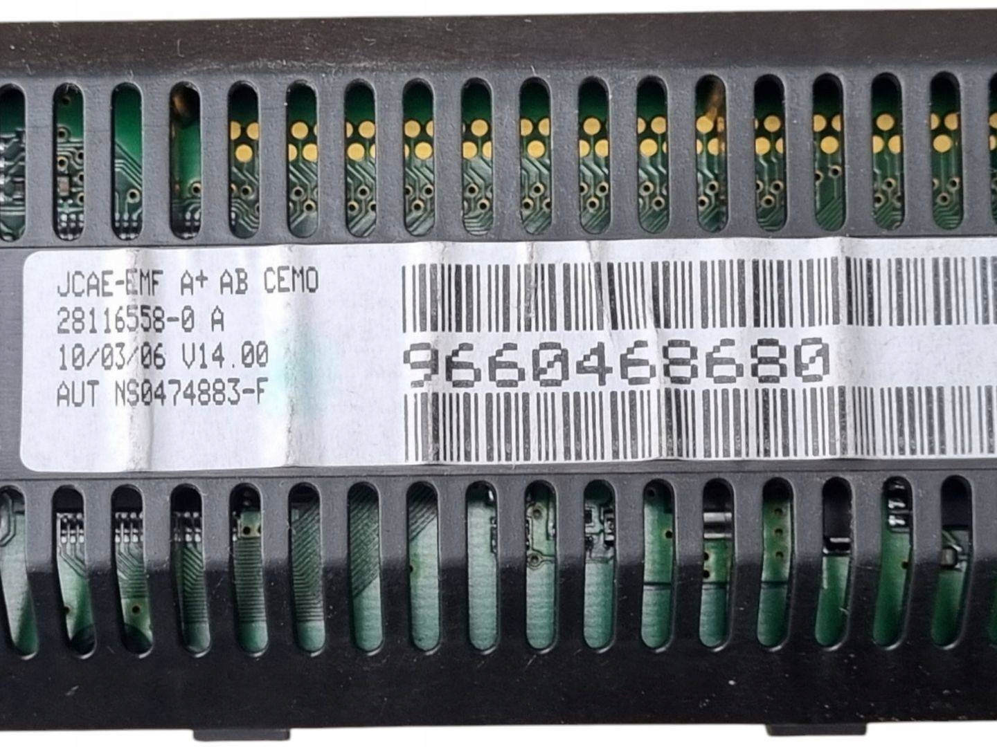 display Citroen C4 2006 9660468680