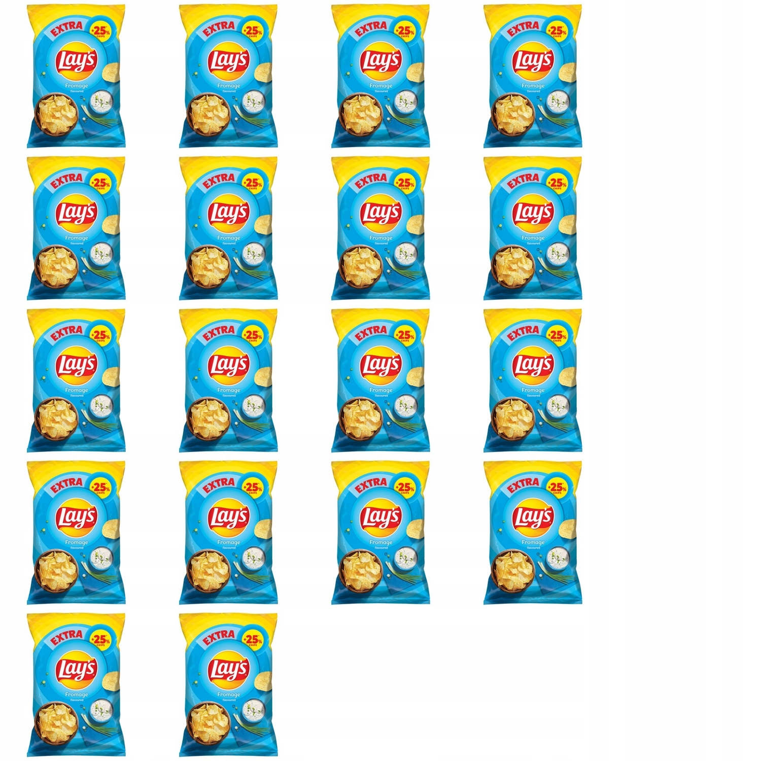 18x 163g Lay's chipsy fromage Karton