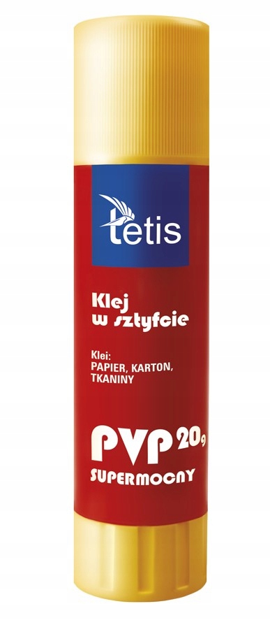 Klej w sztyfcie Tetis 20 g PVP