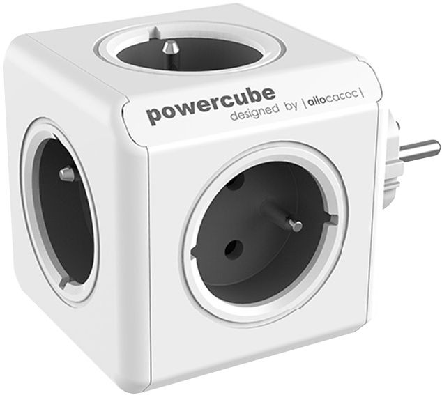 

PowerCube Original, rozgałęźnik 5 gniazd szary