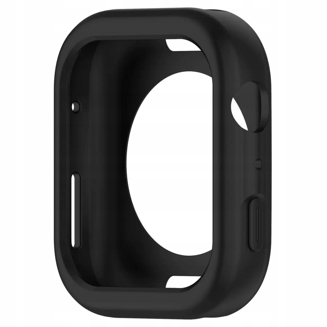 Etui Silicone Watch Case na Apple Watch 44 mm (Series 4/5/6/SE) czarne