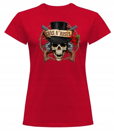 

Damska Koszulka Guns N'roses S-xxl Tu M