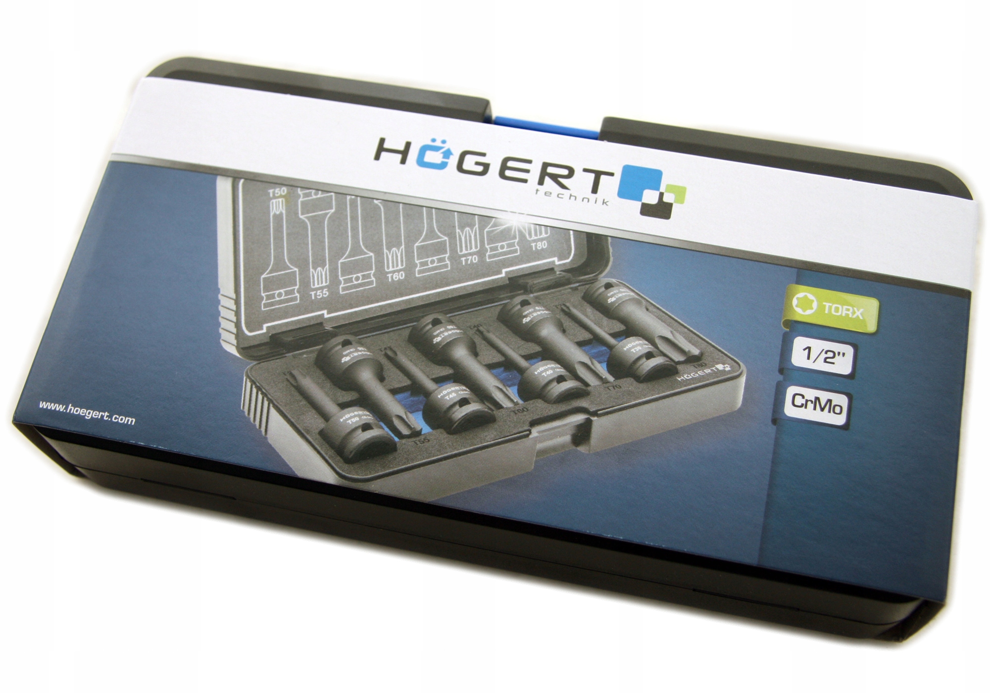 Högert Technik Zestaw kluczy trzpieniowych,udarowych Torx 8szt. 1/2" EAN (GTIN) 5902801209635