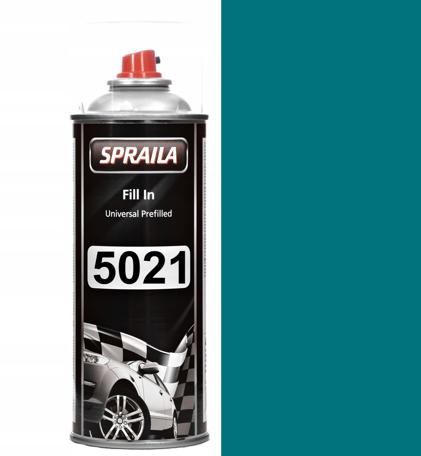 RAL 5021 PÓŁPOŁYSK 41-70% NITRO LAKIER FARBA DREWNO METAL SPRAY 400ML ...