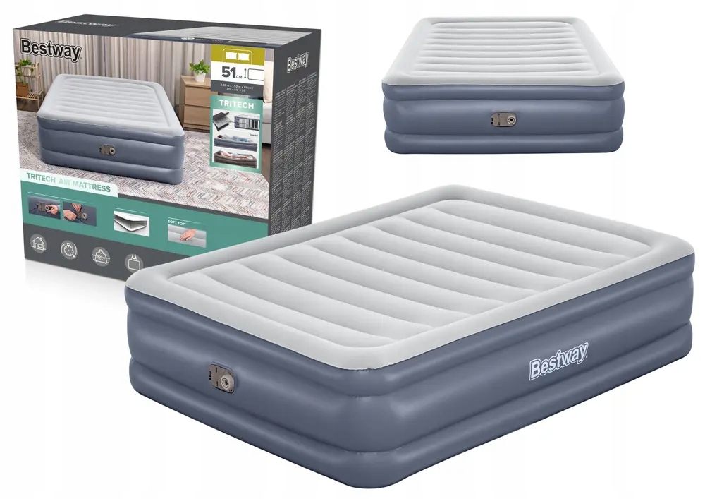 Nafukovací Matrace 203 x 152 x 51 cm Bestway 6713I Bestway