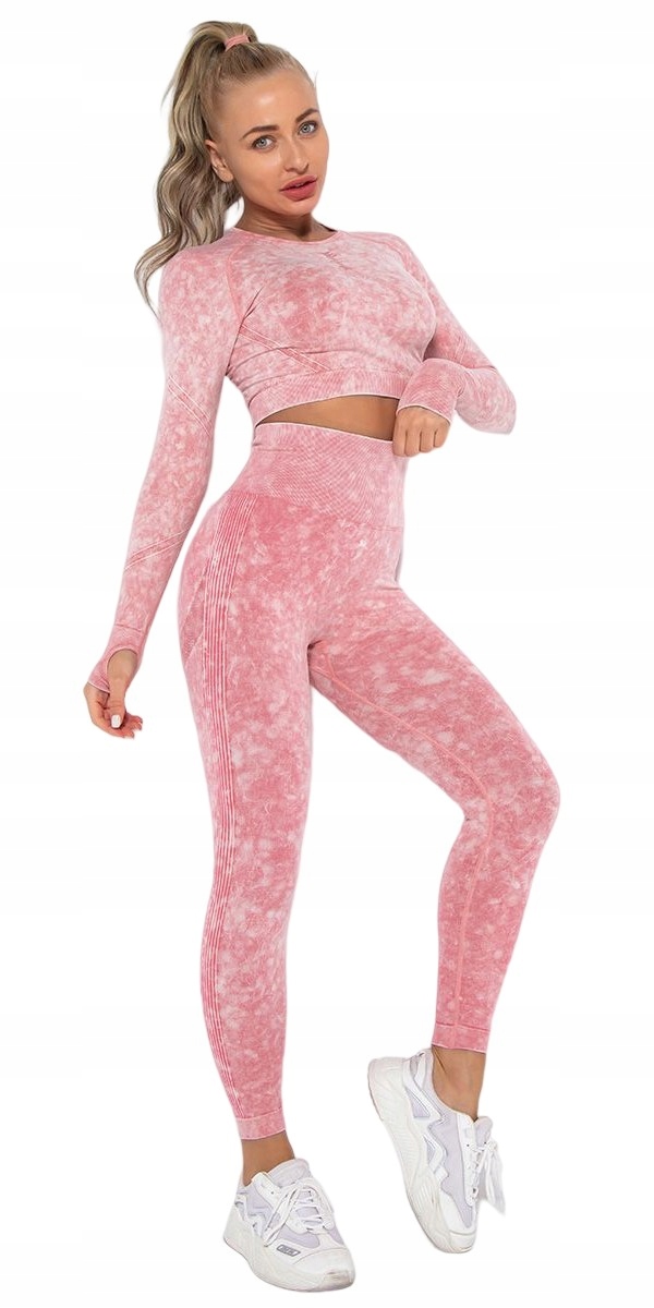DAMSKI ZESTAW FITNESS 2-CZĘŚCIOWY JOGI JOGGING M