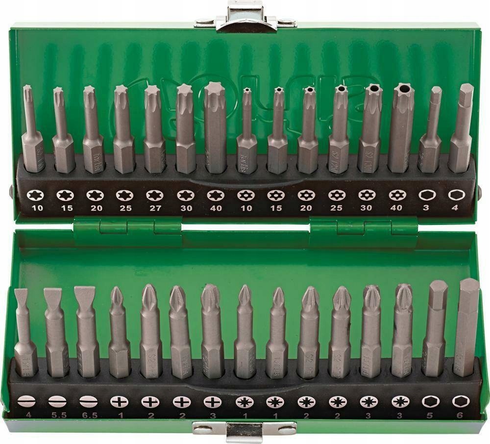 Sada Bit, 7-dílná, 30 dílů, 50 mm Bits Fortis