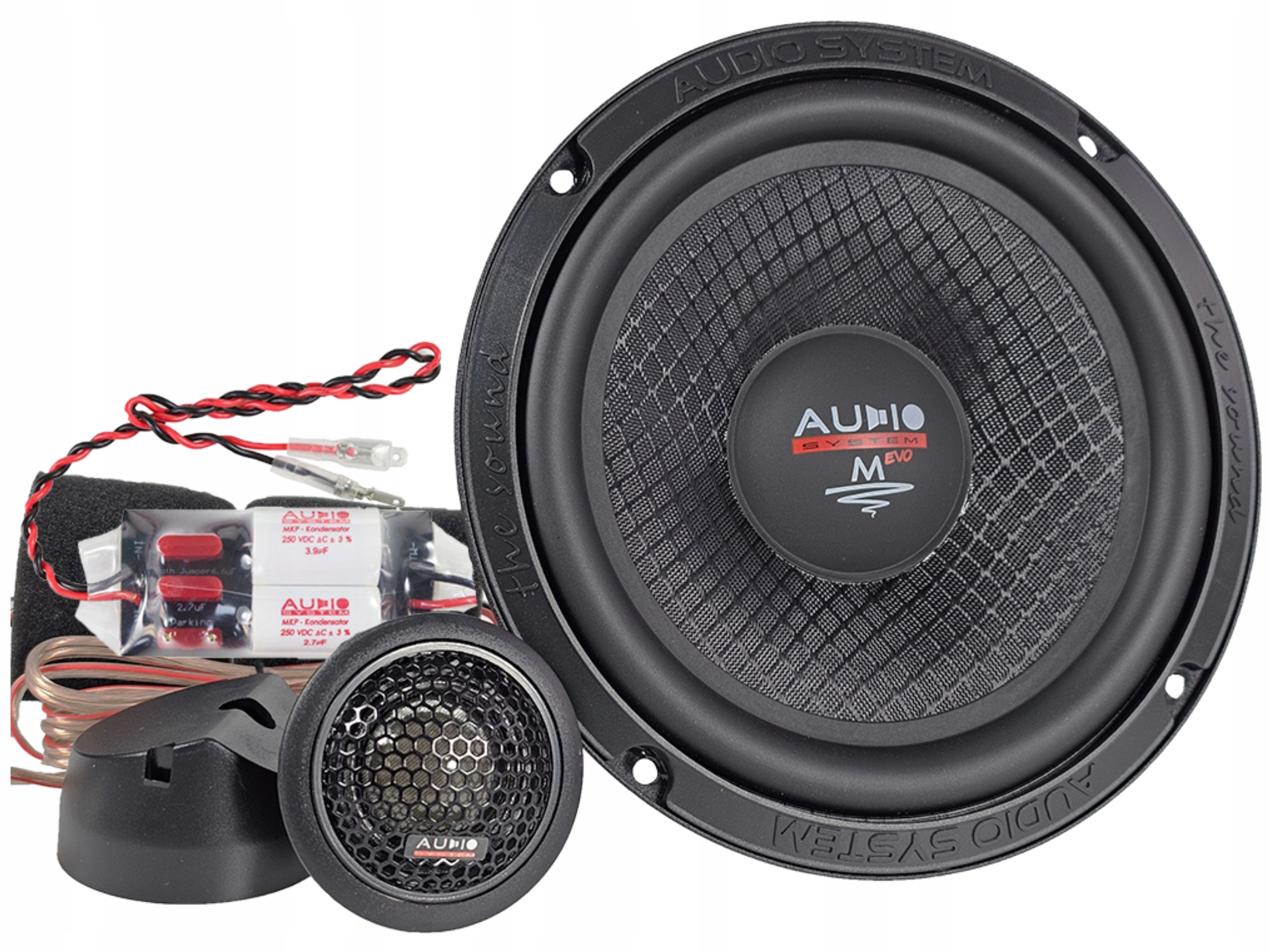 Sada Autoreproduktorov Audio System M165EVO3 90W 3 Ohm Vhodné Pre Rádio