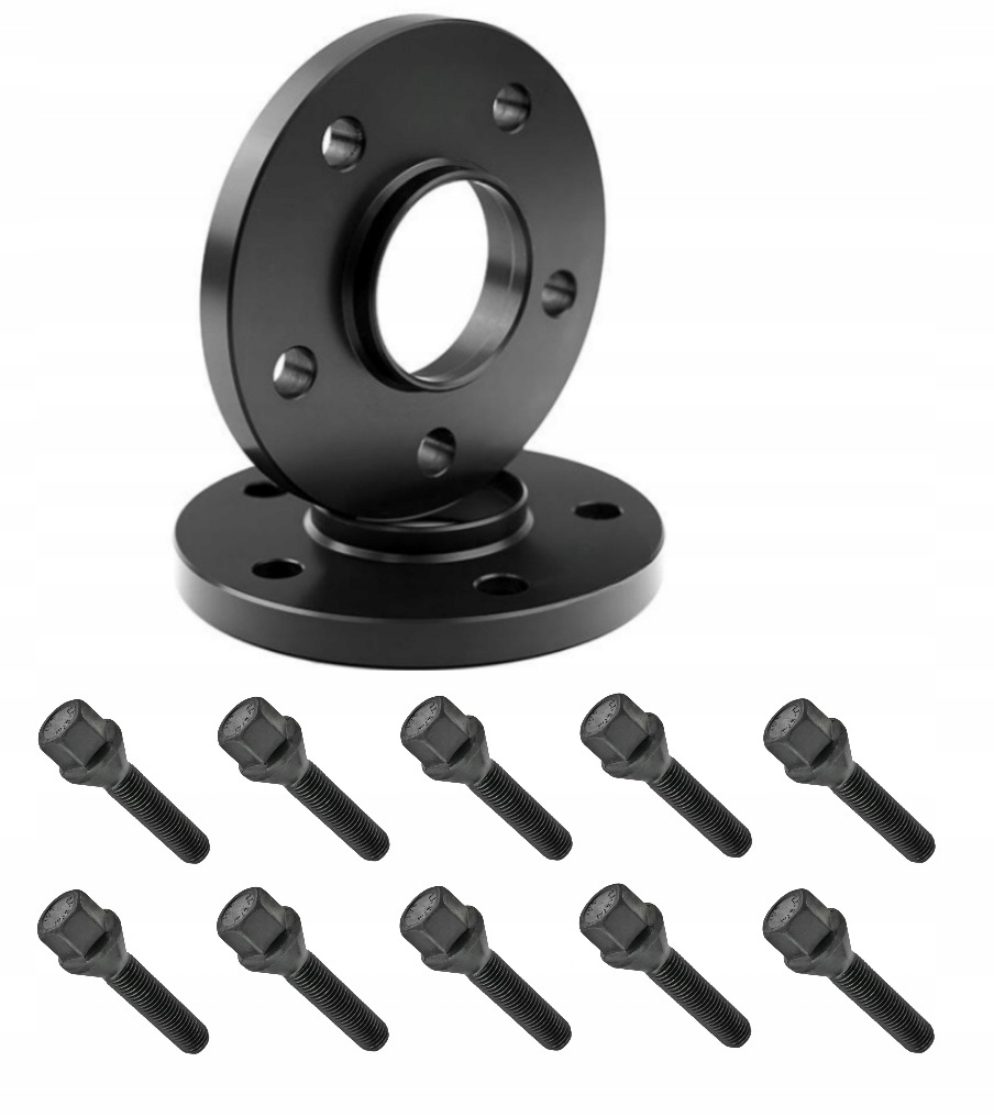 Vzdálenosti černé 5x120 74.1 šrouby černé 15 mm Bmw E39 Série 5