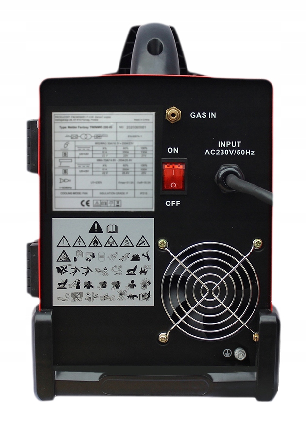 Migomat spawarka TWINMIG 200 MIG MMA maska 700S Rodzaj półautomat spawalniczy