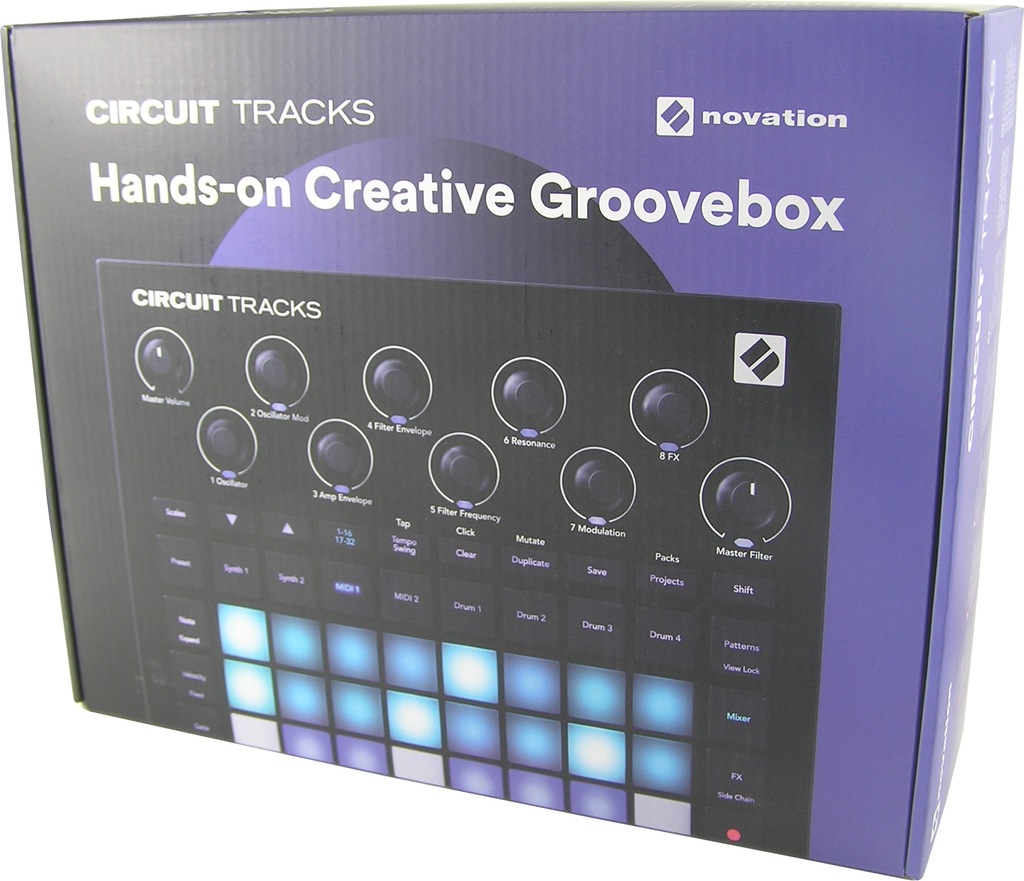 NOVATION CIRCUIT TRACKS NOVSYNTH11 GROOVEBOX