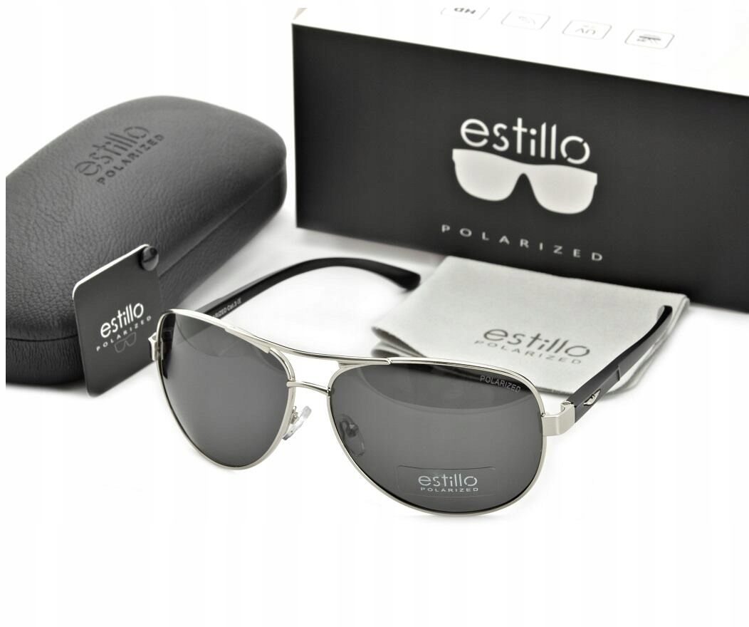 Sluneční brýle Pilotky Polarizační Uv Pánské Dámské Bonus