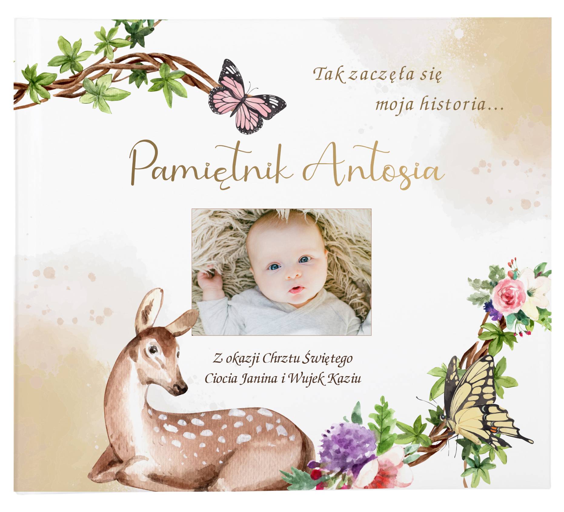 Album dziecka Moja historia książka Nadruk zdjęcia Wydawnictwo inne
