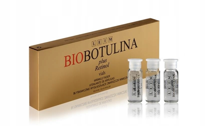 Leim Biobotulina Ampulky plus Retinol 10x4 ml kolagen proti vráskám