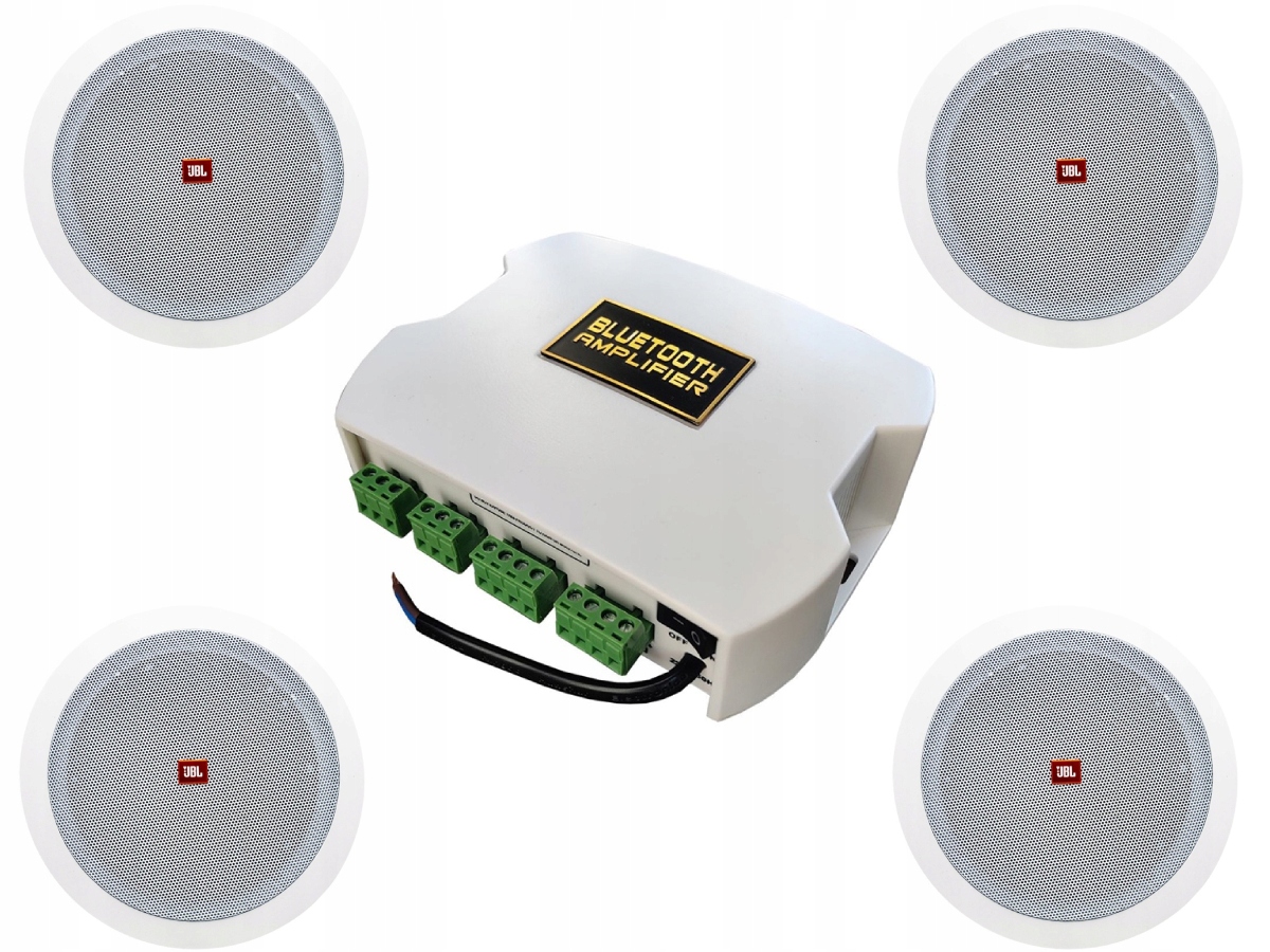 Sada Bluetooth zesilovač stropní reproduktory Jbl