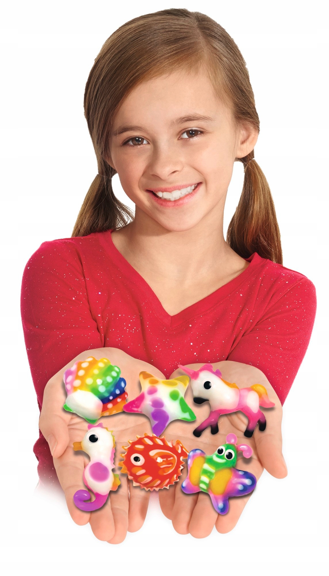 AQUA GELZ KŪRYBINIS RINKINYS 7 SPALVŲ GELIAI GYVŪNAI JŪROS GĖRYBĖS AKC Vaikams nuo 8 metų