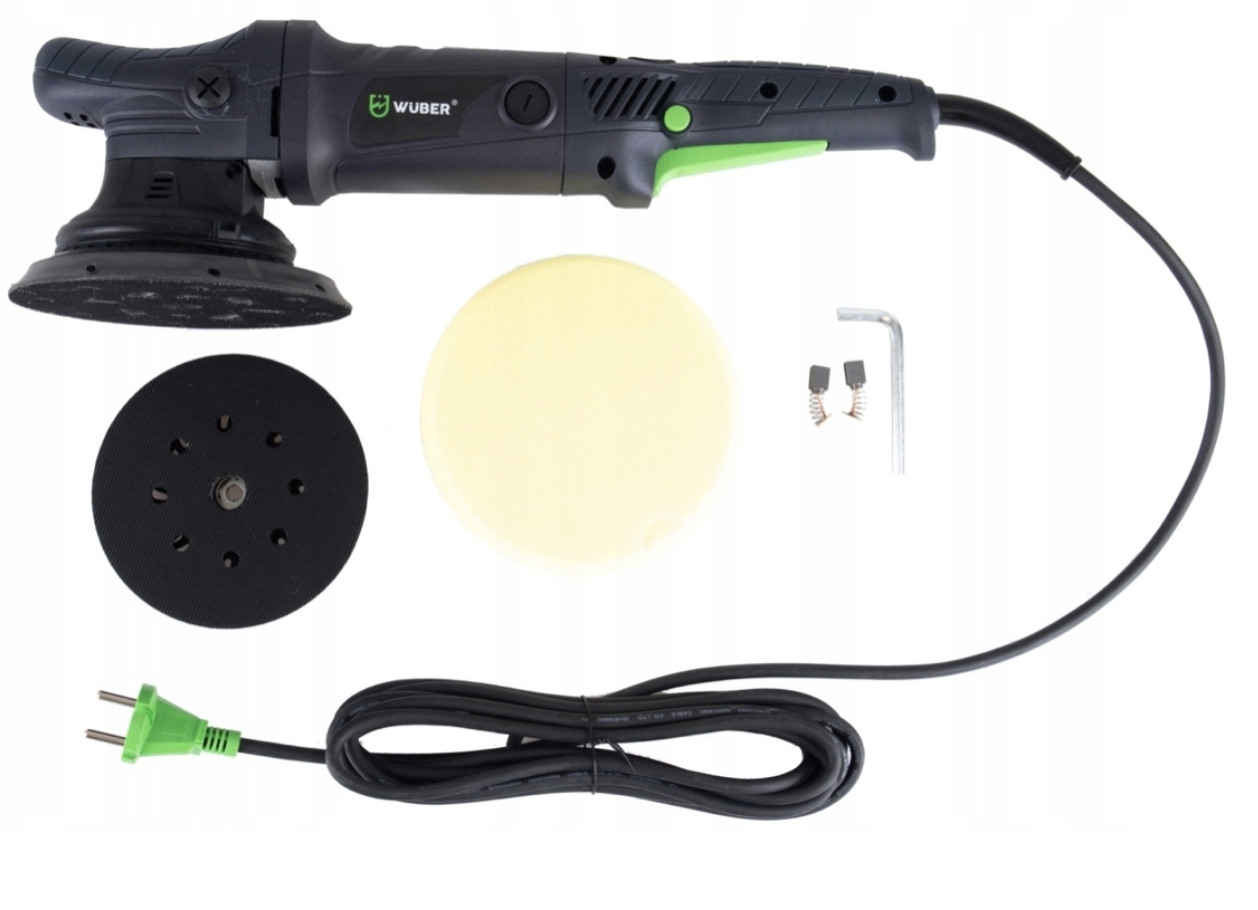 POLERKA SAMOCHODOWA MIMOŚRODOWA OSCYLACYJNA 1500W + GRATIS PASTA POLERSKA Średnica tarczy (mm) 150 mm