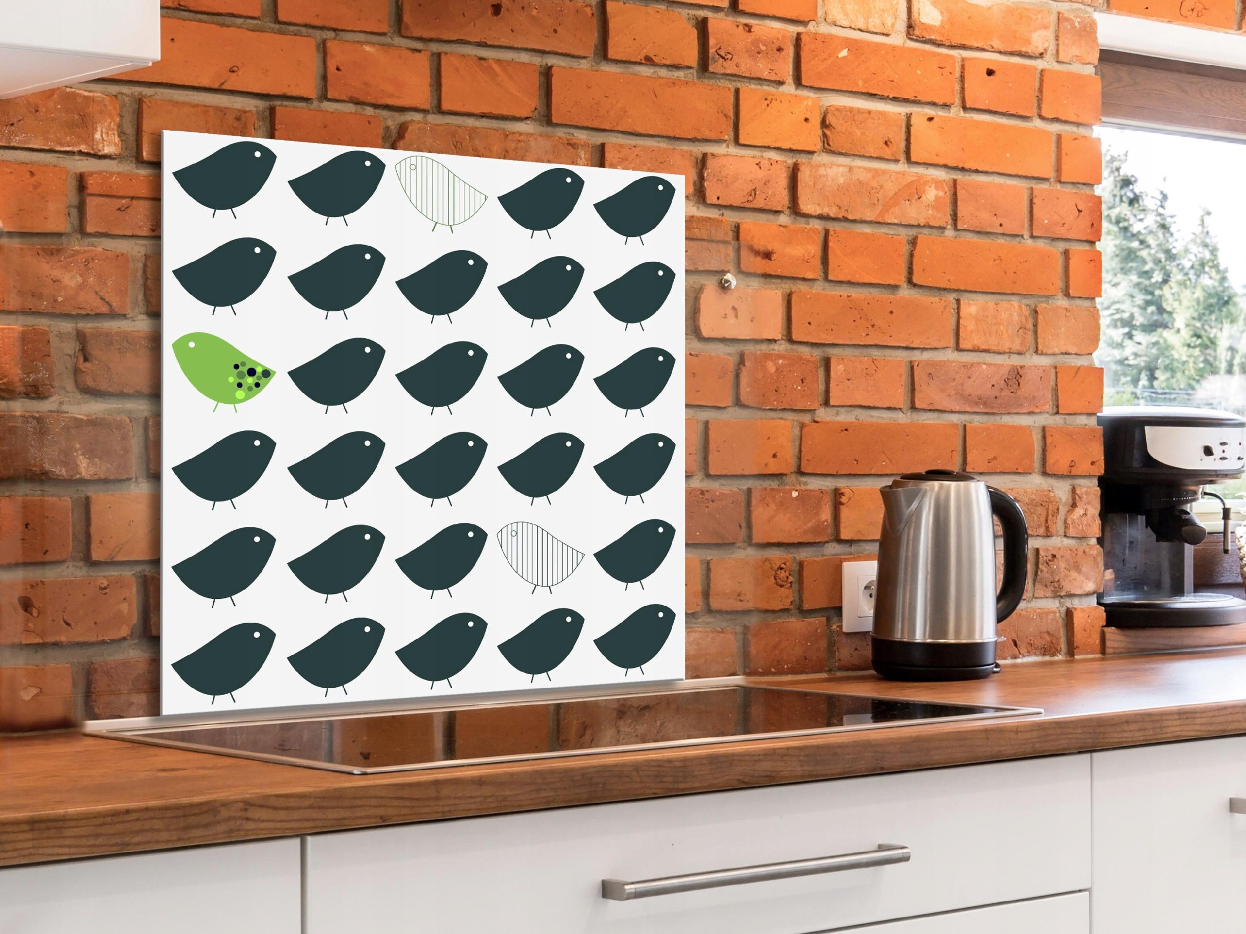 Skleněný Kuchyňský Panel 80x80 g-B-0139-aq-a
