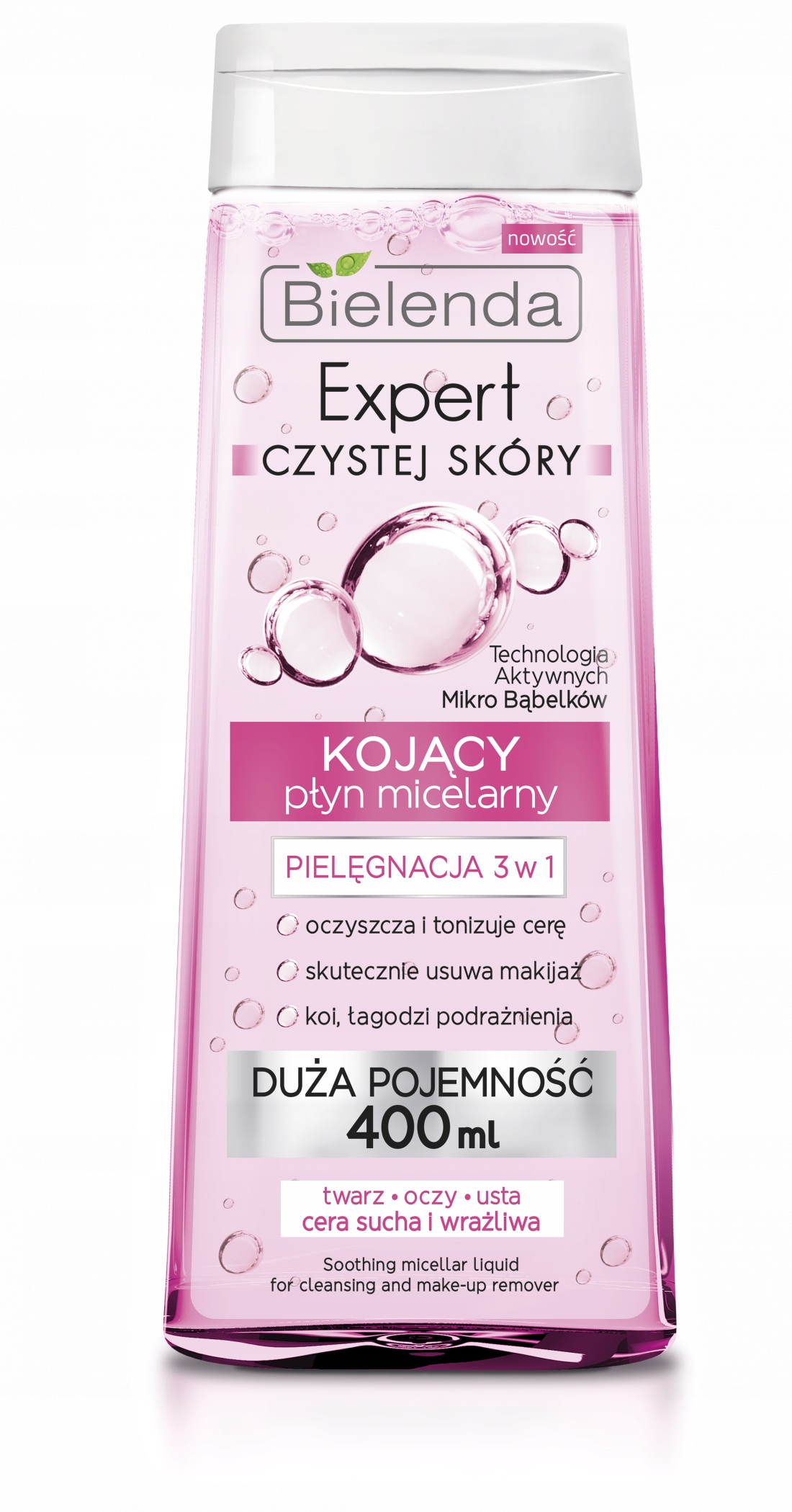 

Bielenda Kojący Płyn Micelarny 3W1 400ML