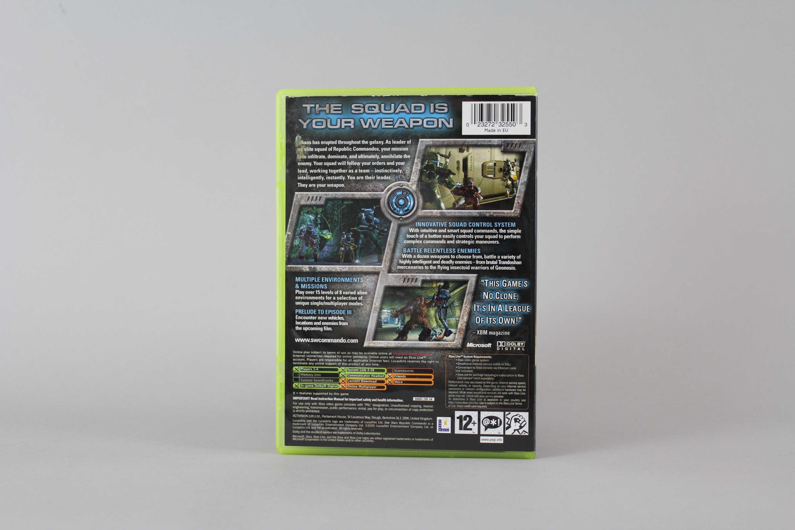 STAR WARS REPUBLIC COMMANDO XBOX Tematyka gry akcji