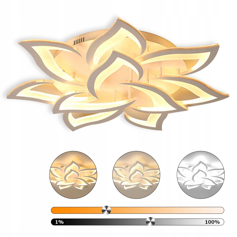 LAMPA LED 60W OŚWIETLENIE SUFITOWE PLAFON ŻYRANDOL Rodzaj plafon