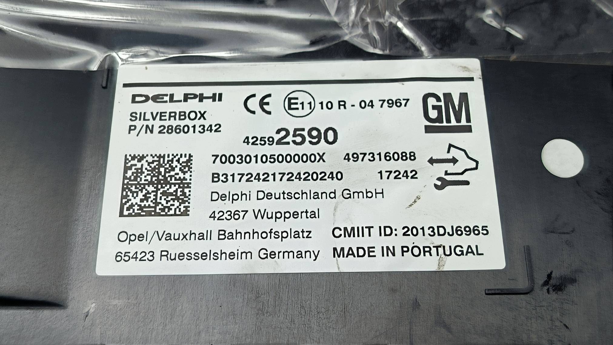 module SILVERBOX 42592590 OPEL MOKKA X