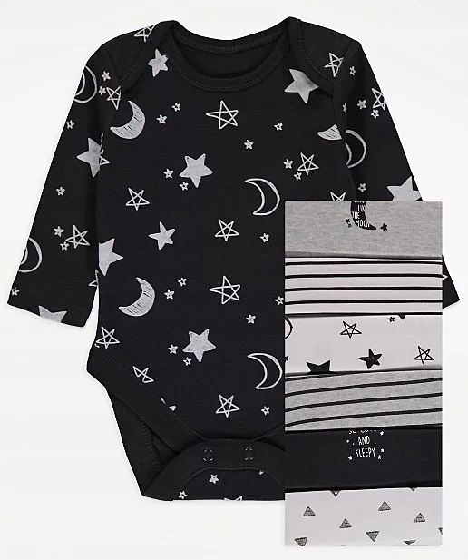 Джордж Боди Длинный Рукав 7szt 9-12m 74/80см Звезда