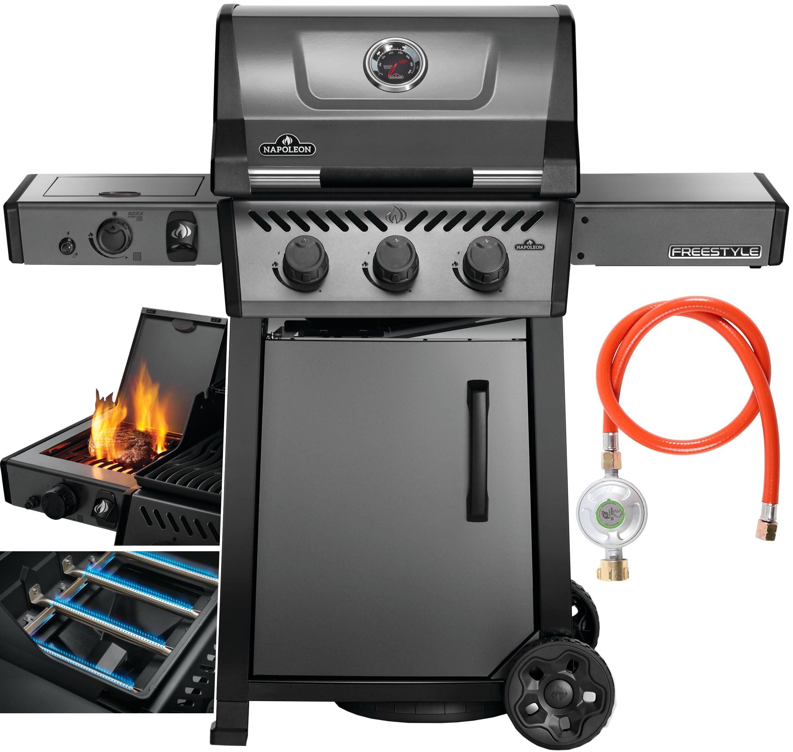 Grill Gazowy Napoleon FREESTYLE 365 palnikiem Sizzle Zone do steków 800