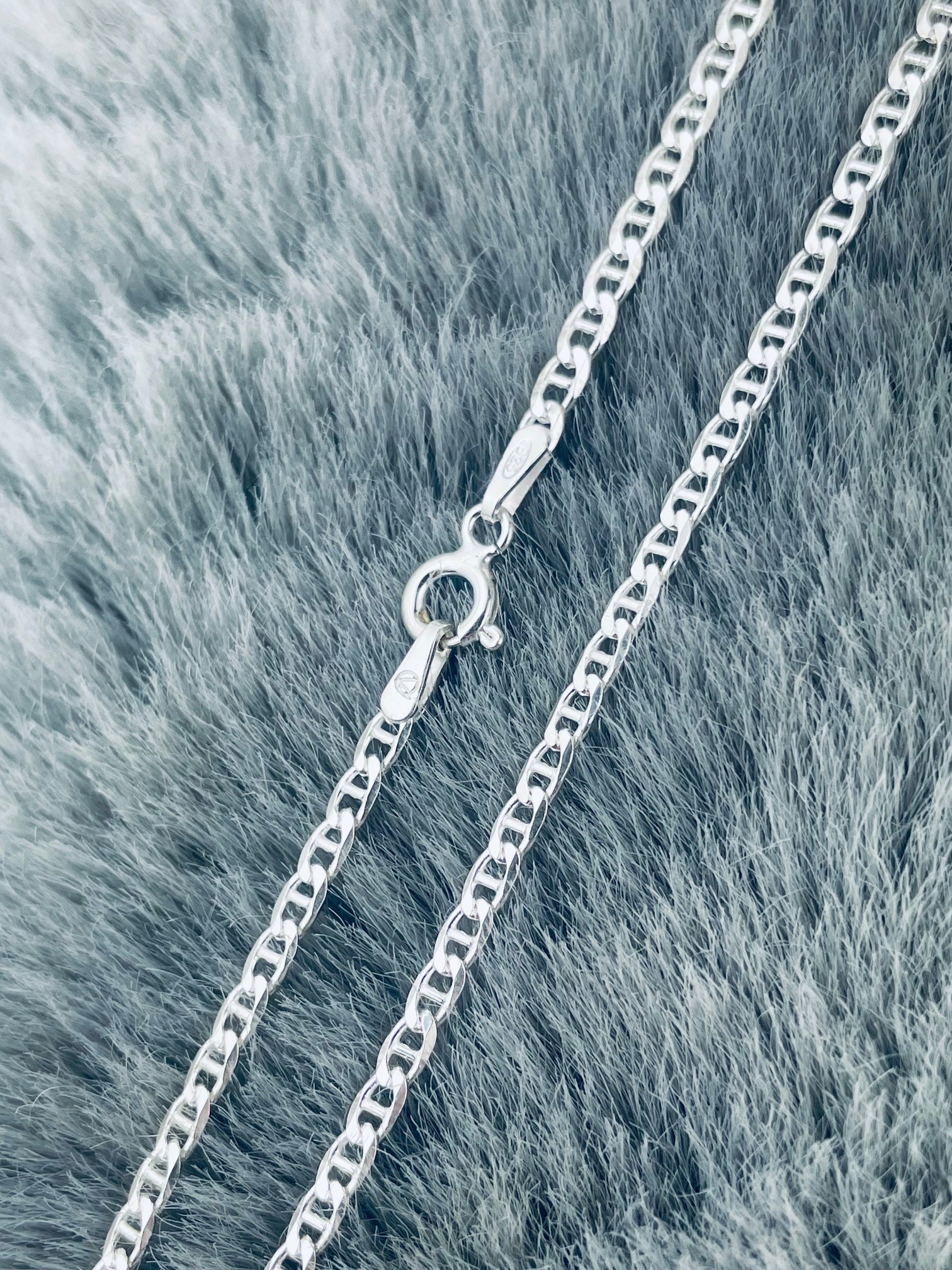 Stříbrný řetízek Marina žiletka s žebříkem