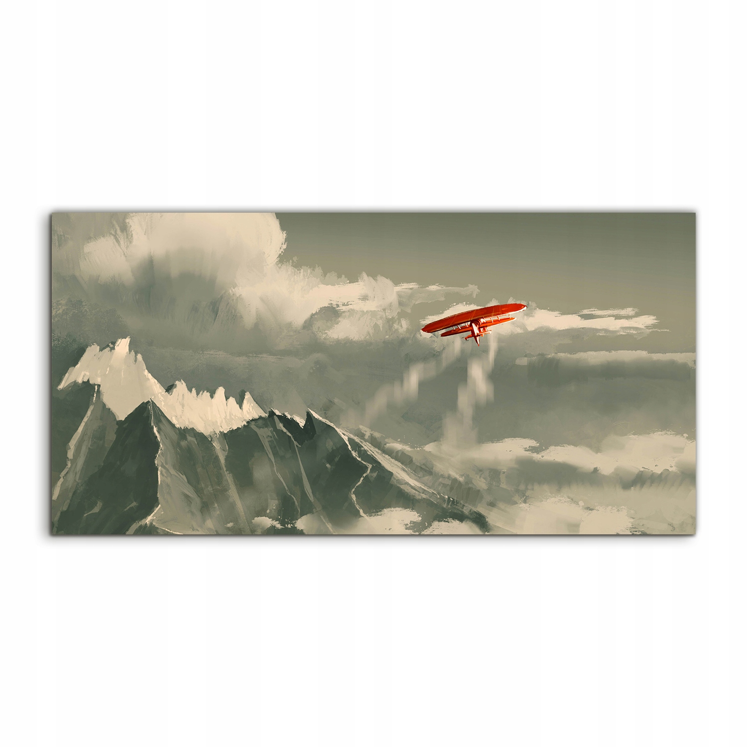 Akrylový obraz 120x60 ako darček Lietadlo Art Hory