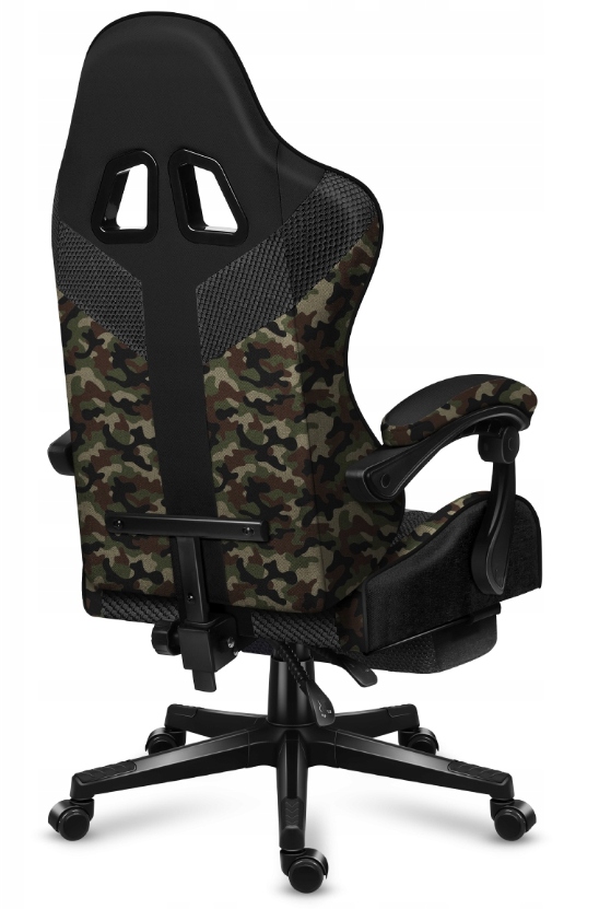 Fotel Gamingowy obrotowy Gracza HUZARO Camo Mesh Model Force.