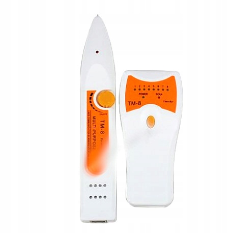 Szukacz par przewodów z wbudowanym testerem patchcordów