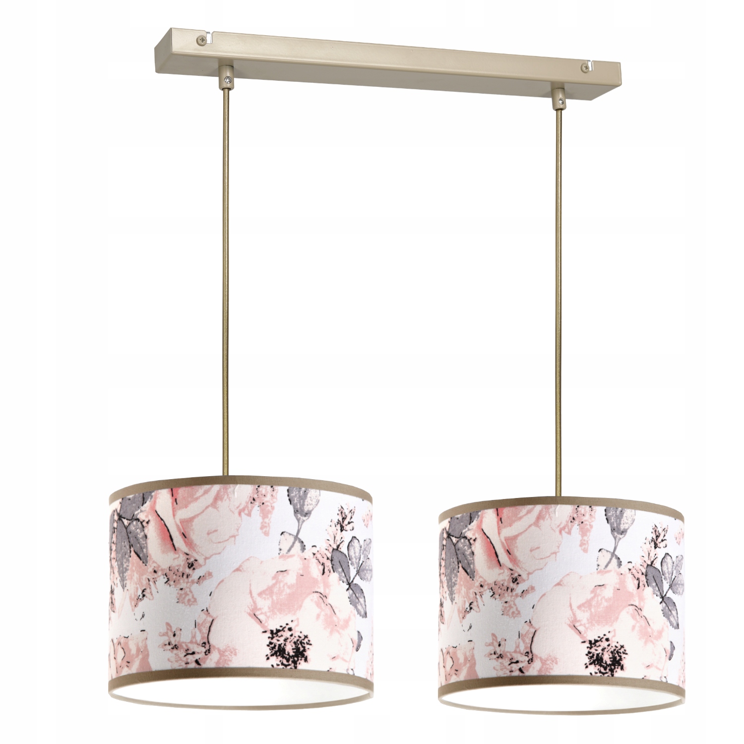 Závěsná Lampa Kašmírová Béžová Kašmír Led Květy E27 Moderní Boho 2 Body