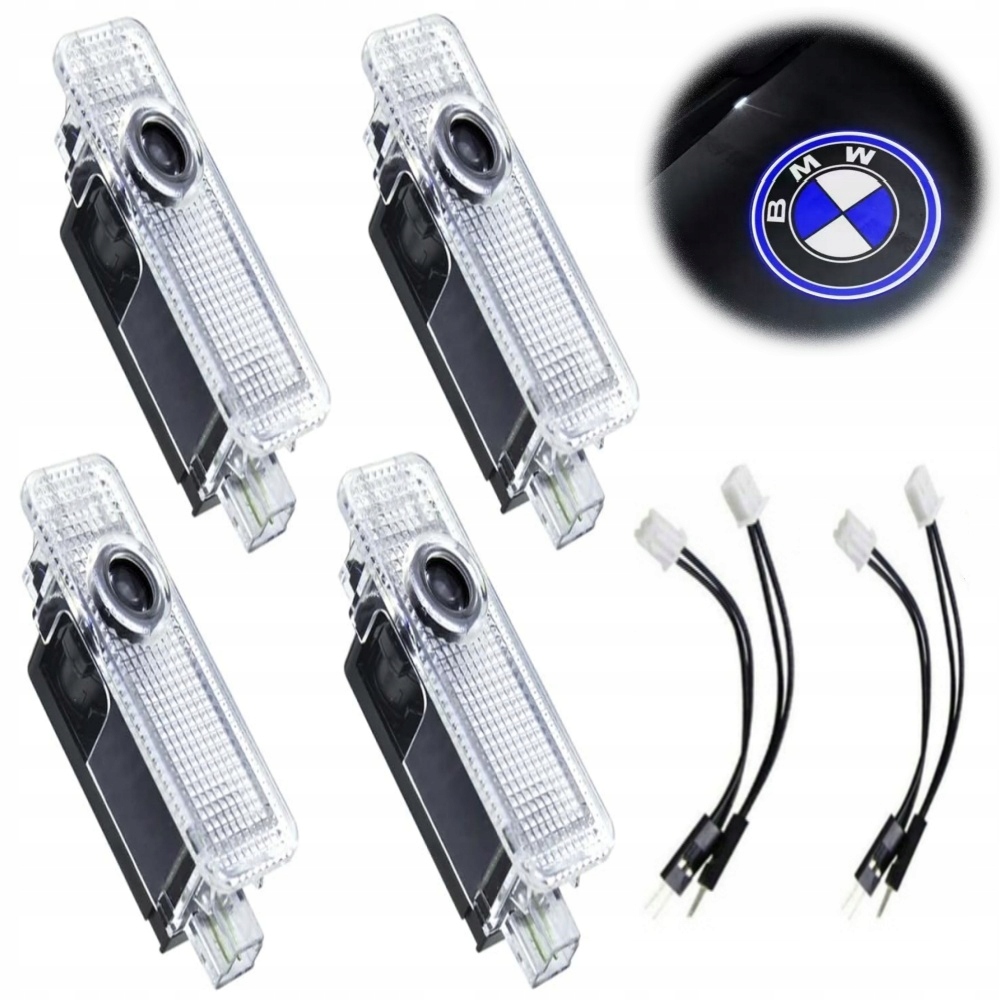4 Projektory Bmw Led Logo E60 E61 E90 E91 F10 F11 E87 E70 F15 E83 E84 X1 X3