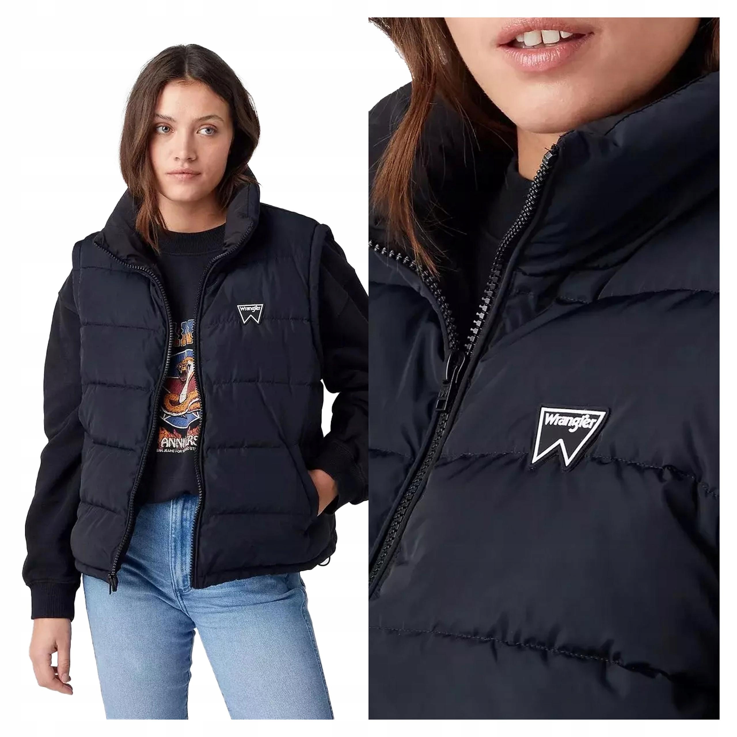 Dámská přechodová bunda Wrangler Short Puffer XL