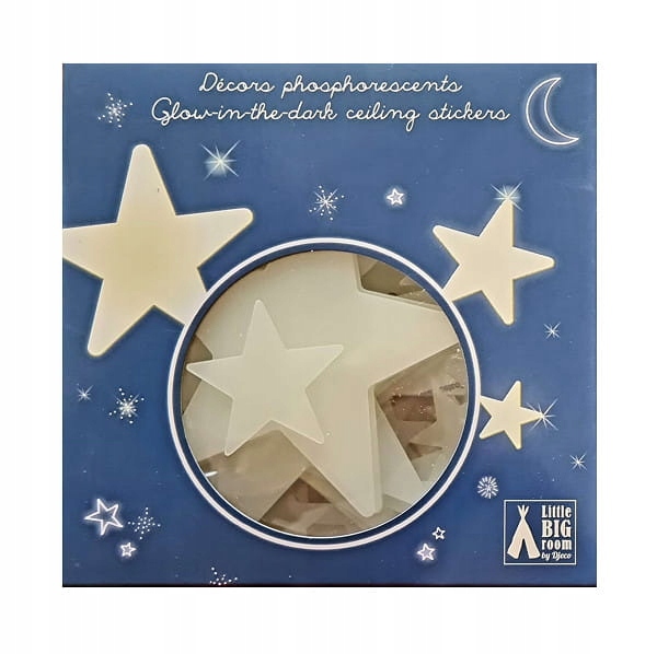 

Djeco Naklejki fluorescencyjne świecące Gwiazdki