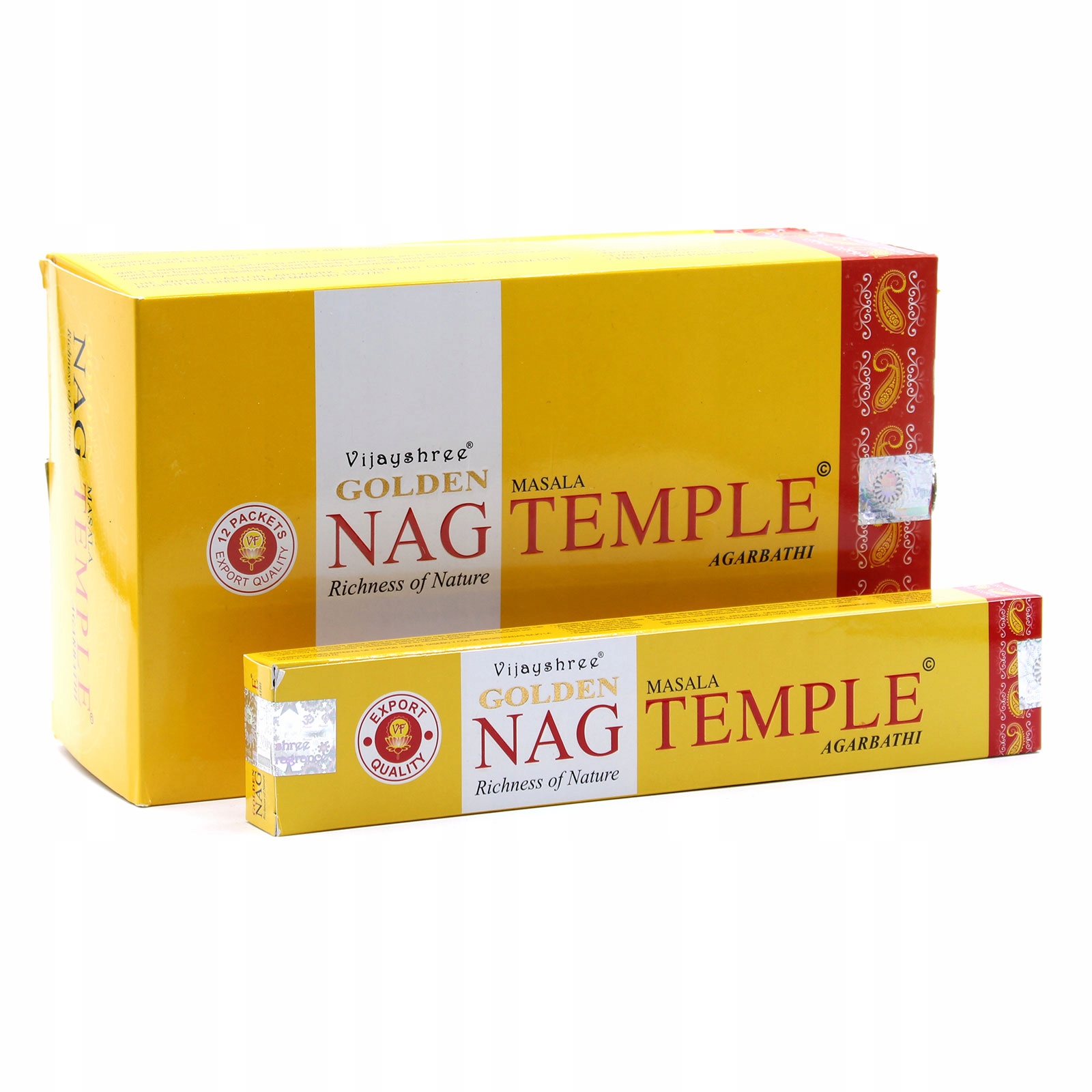 KADZIDEŁKA MASALA GOLDEN NAG TEMPLE 15g KADZIDŁA BOGACTWO NATURY
