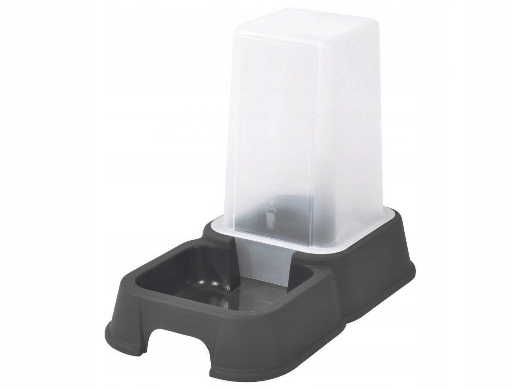 Levně Miska na krmivo a vodu, 3,5 l, šedá