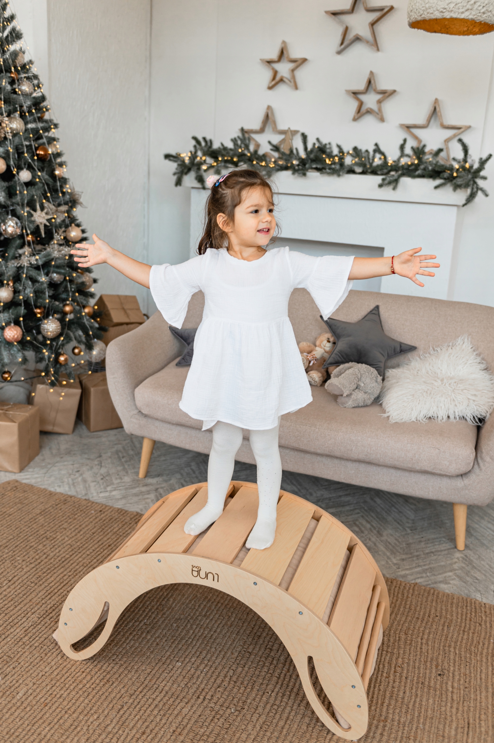 Bujak drewniany Smile różowo-szary EAN (GTIN) 5908271399500