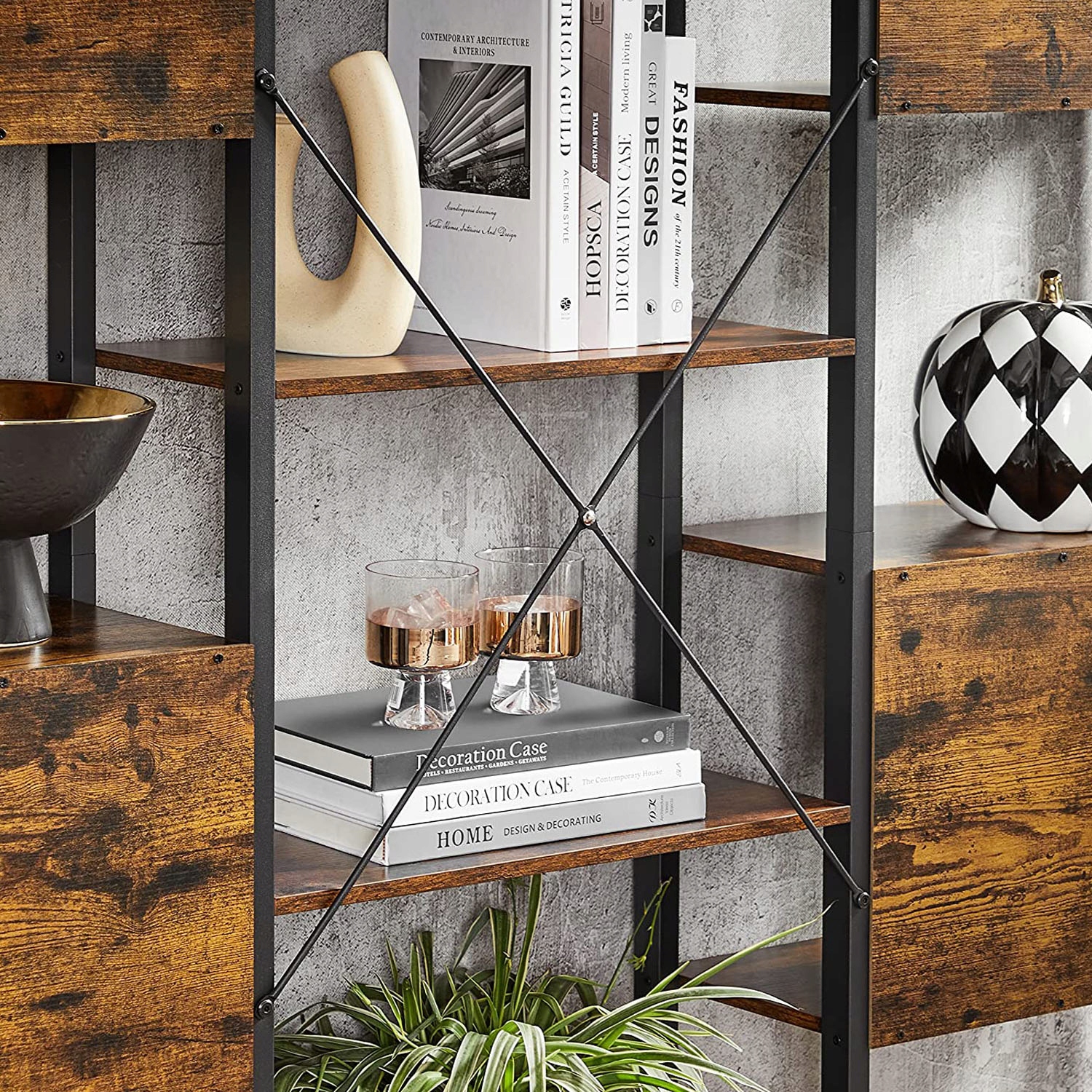 DUŻY REGAŁ PÓŁKI INDUSTRIALNY LOFTOWY VINTAGE Kod producenta LLS107B01