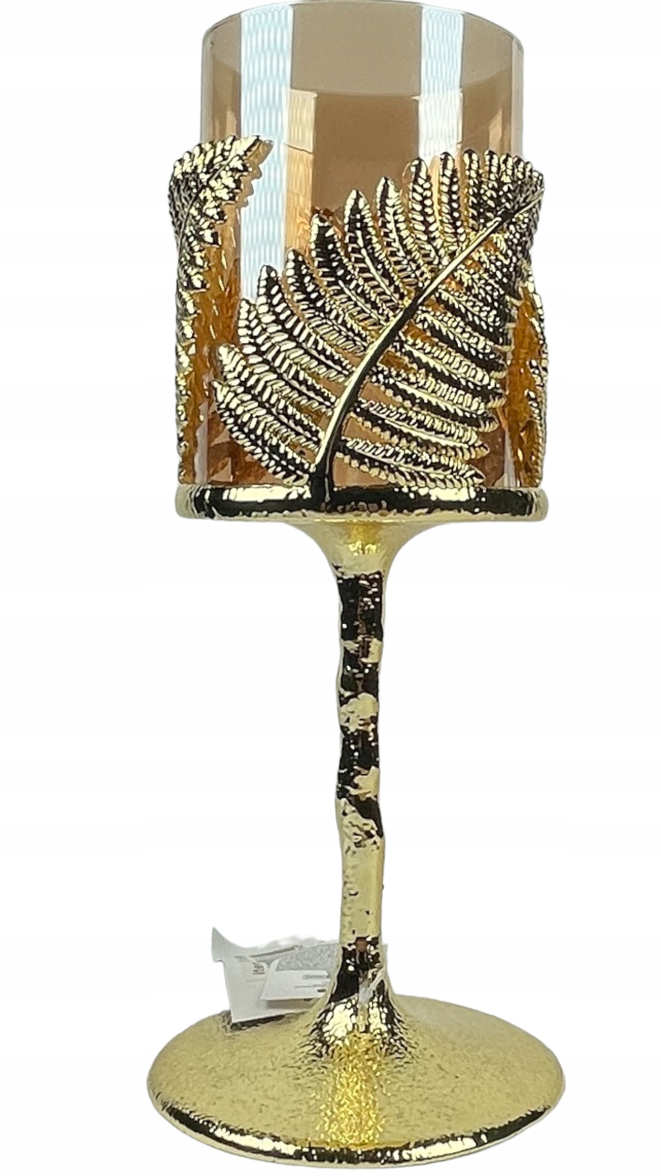 Veľký Elegantný Zlatý Svietnik Kalich Dekorácia 38 CM