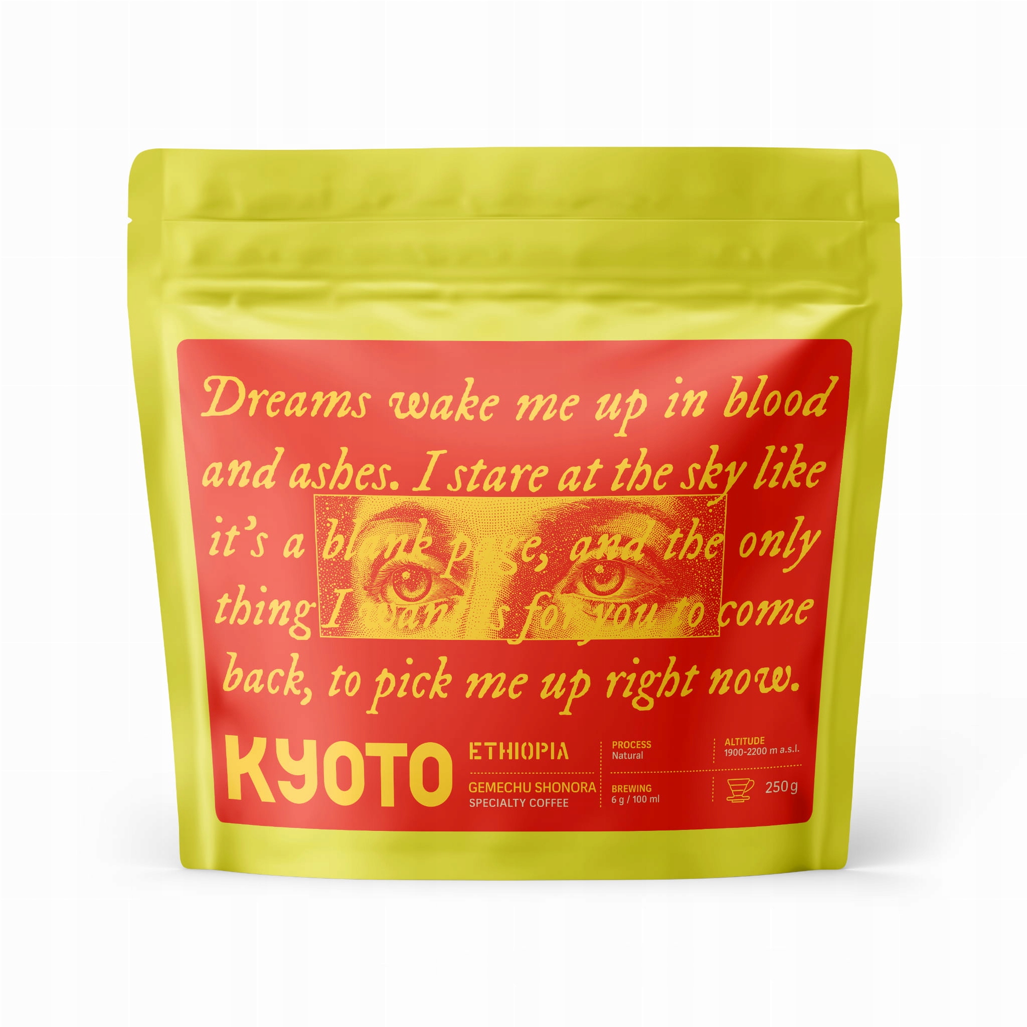 Levně Kyoto Etiopie Gemechu Shonora (speciální Káva 250g