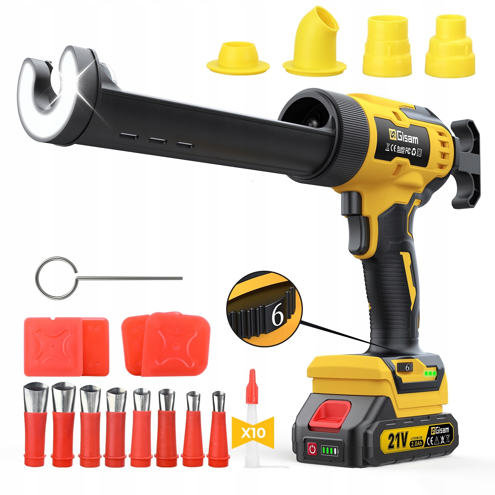 Lišta Na Silikonové Lepidlo Bezdraulicová Nastavitelná Rychlost