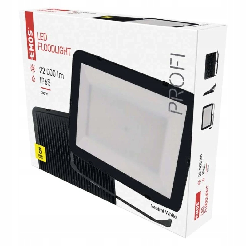 Led reflektor Inovo, 200W neutrálna biela